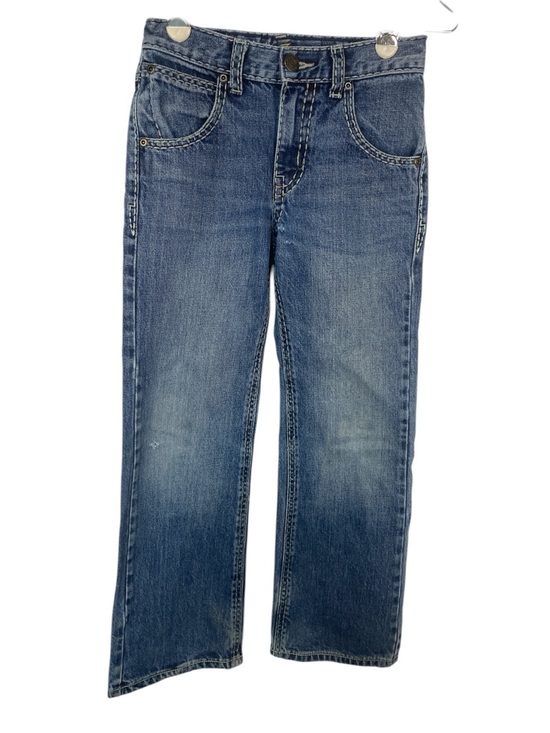Rock 47 By Wrangler Other - Rock 47 by Wrangler Blue Boot Cut Denim Jeans Boys 10 Reg